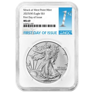 2025 (W) $1 American Silver Eagle NGC MS69 FDI First Label