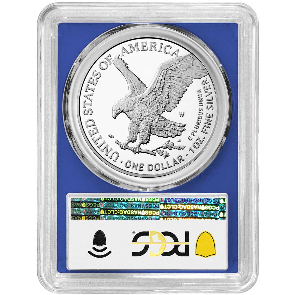 2025-W Proof $1 American Silver Eagle West Point Label - Pinehurst
