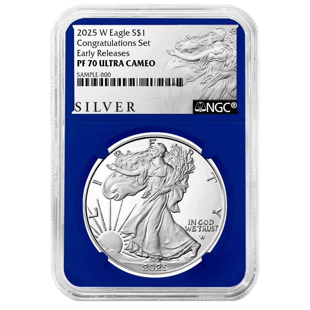 激レア 2025年 エミュー 1オンス カラープルーフ銀貨 保証書＆BOX付 2025-W Proof $1 American Silver Eagle ALS Label - Pinehurst Coins