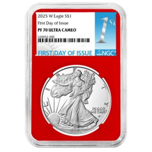2025-W Proof $1 American Silver Eagle NGC PF70UC FDI First Label Red Core