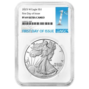2025-W Proof $1 American Silver Eagle NGC PF69UC FDI First Label