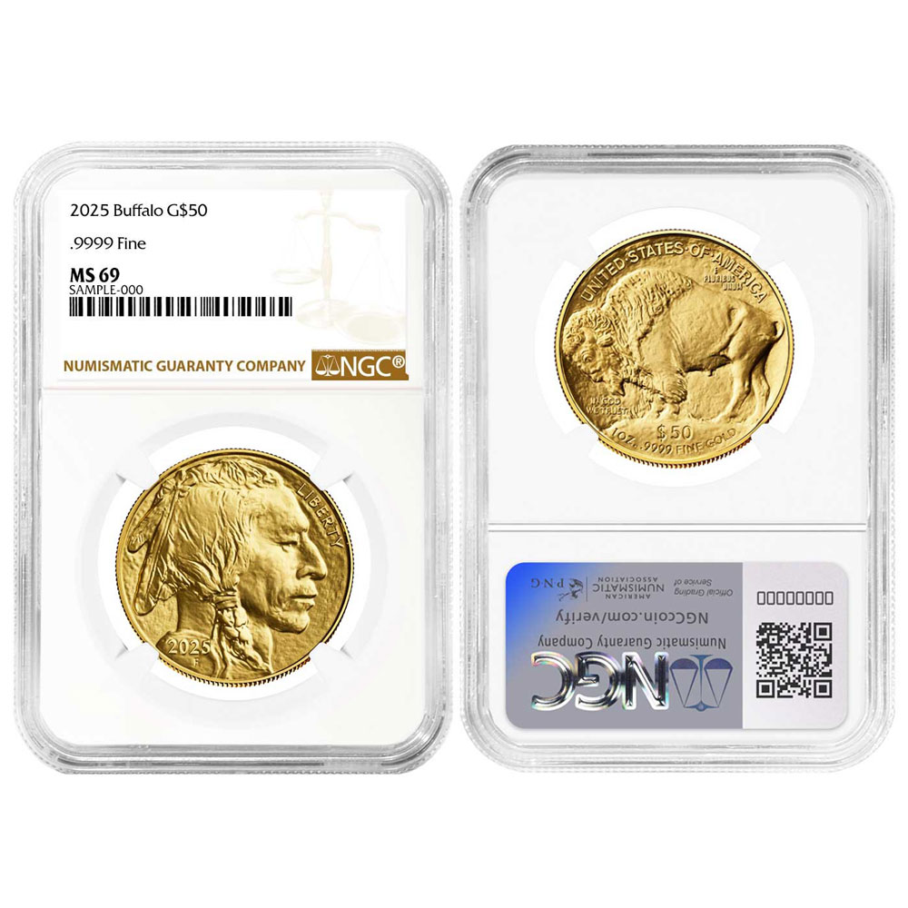 2025 $50 American Gold Buffalo Brown Label - Pinehurst Coins