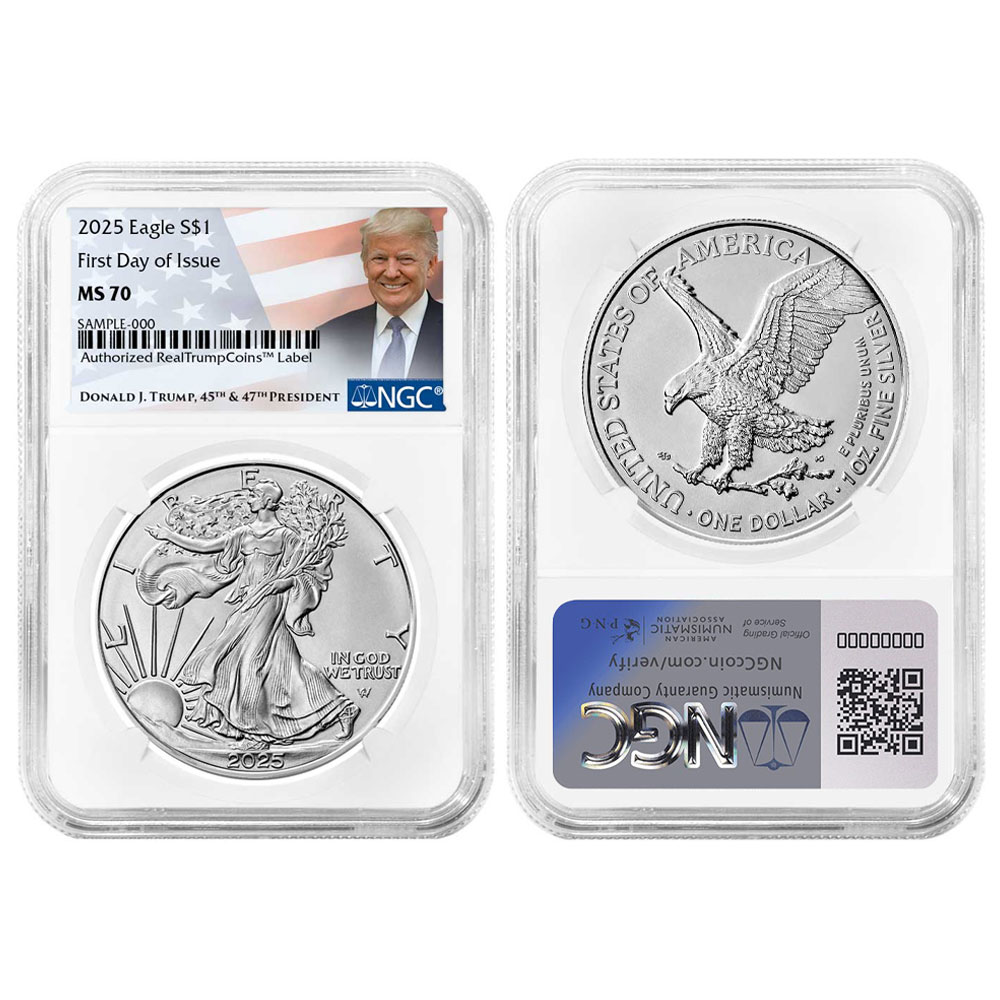 2024 PCGS MS-70 イーグル銀貨　トランプver 2024 PCGS MS-70 イーグル銀貨 トランプver 2024 PCGS MS-70 イーグル