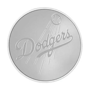 1 Troy oz New Zealand Mint Los Angeles Dodgers Silver Medallion