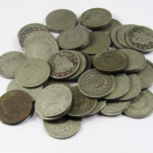 Roll of 40 - 1883 to 1912 5c Liberty Head V Nickel Cull