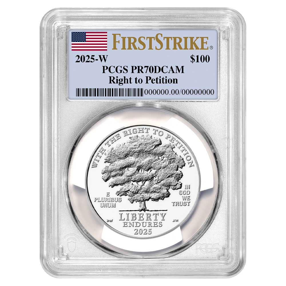 2025-W Proof $100 American Platinum Eagle Right to Petition PCGS