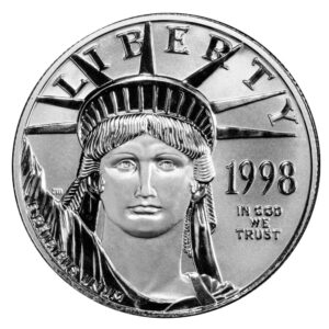 1998 $100 American Platinum Eagle 1 oz