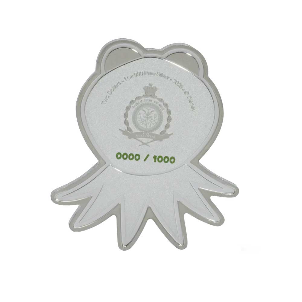 2025 Disney The Muppets 70th Anniv. Kermit the Frog 1 oz Silver