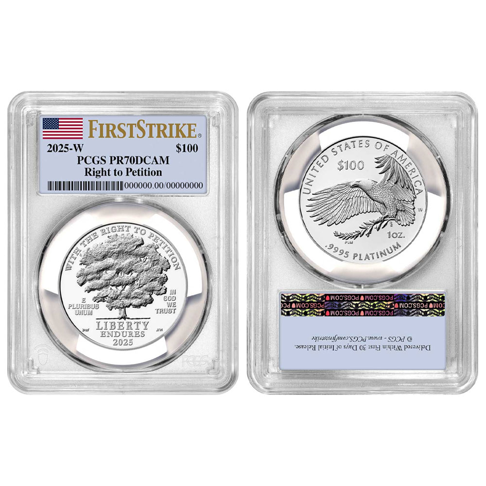 2025-W Proof $100 American Platinum Eagle Right to Petition PCGS