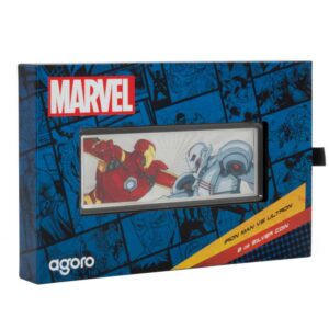 2025 Marvel Heroes VS Villains Iron man vs Ultron 3 oz Silver Coin By Agoro Mintage of 500