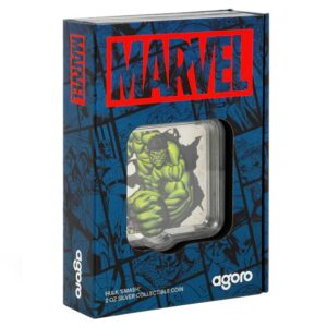 2025 Marvel Smash Series Hulk Smash 2 oz Silver Coin By Agoro Mintage of 1000