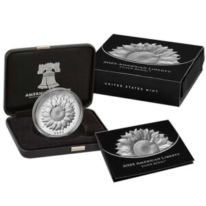 2025-P Proof American Liberty 1 oz Silver Medal Box, OGP & COA