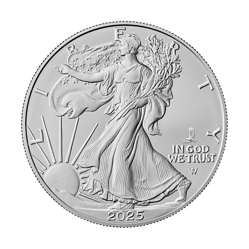 2025 (P) $1 American Silver Eagle First Eagle Privy 1 oz Brilliant