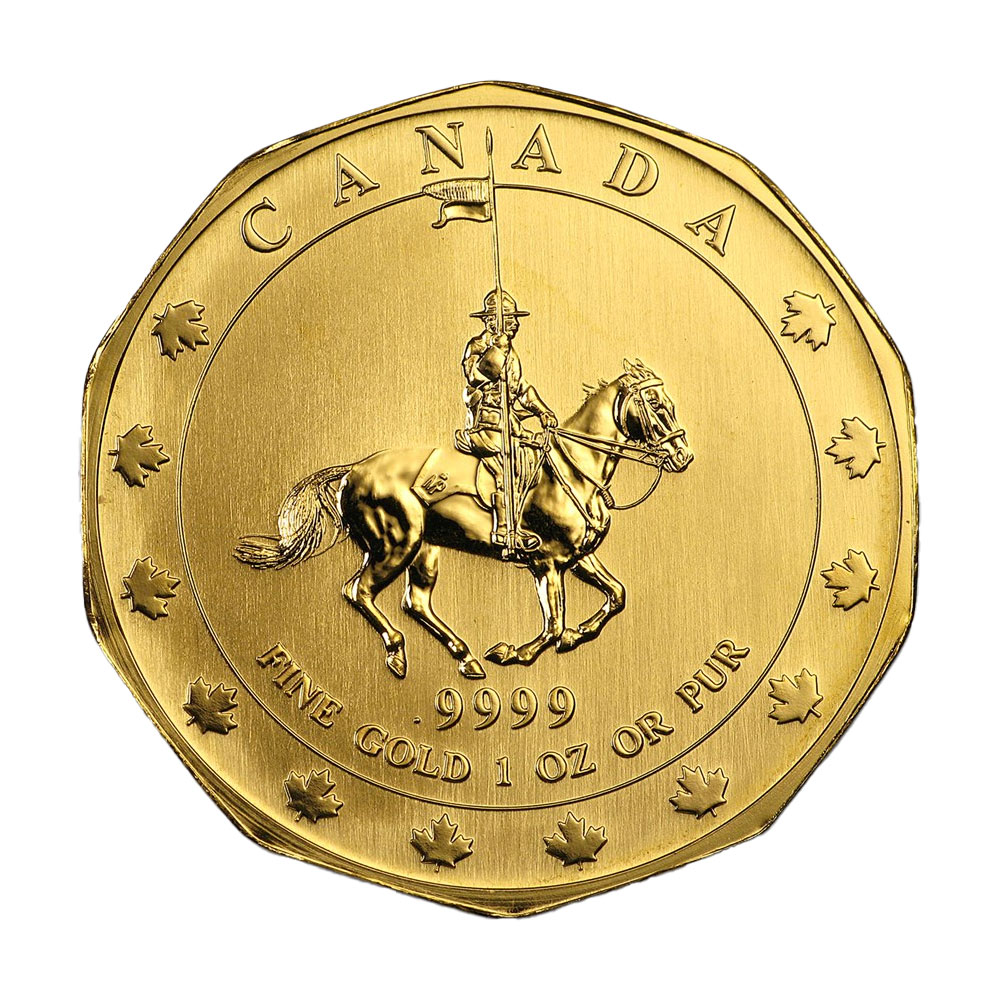 1997 $50 Gold Canadian RCMP .9999 1 oz Mountie Coin - Pinehurst Coins