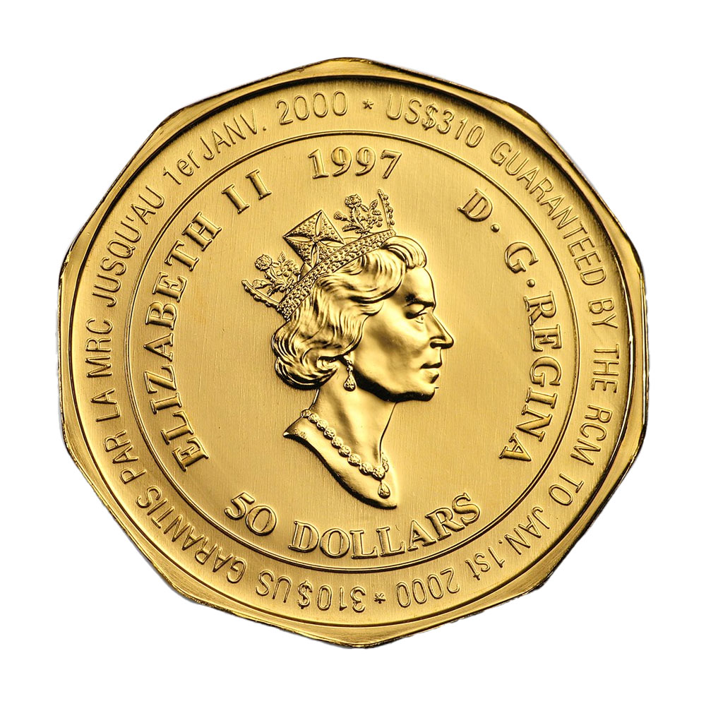 1997 $50 Gold Canadian RCMP .9999 1 oz Mountie Coin - Pinehurst Coins