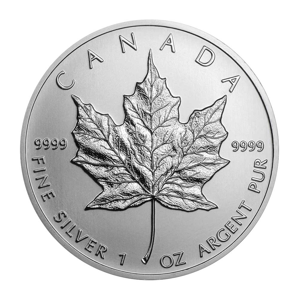 2013 $5 Silver Canadian Maple Leaf 1 oz BU - Pinehurst Coins