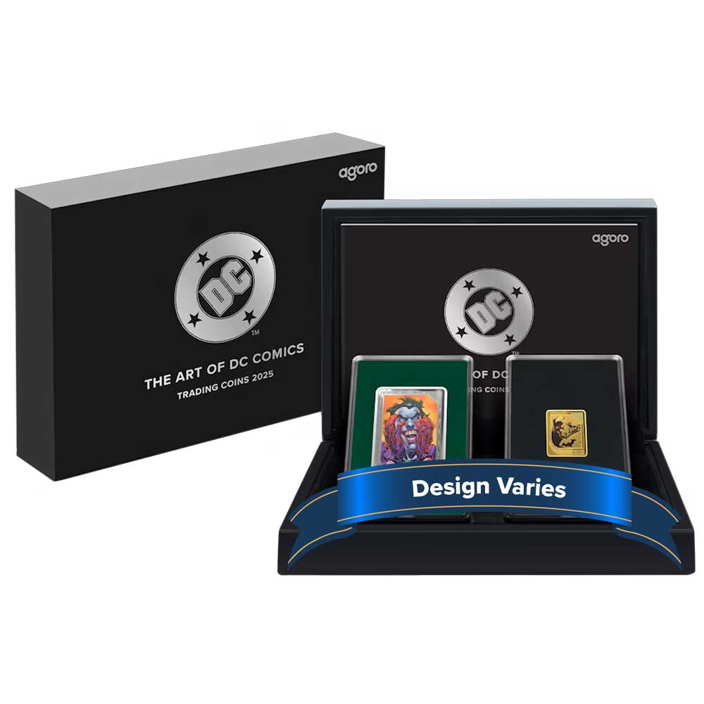 2025 The Art of DC Comics Trading Coins 2pc Set in Sealed Box By