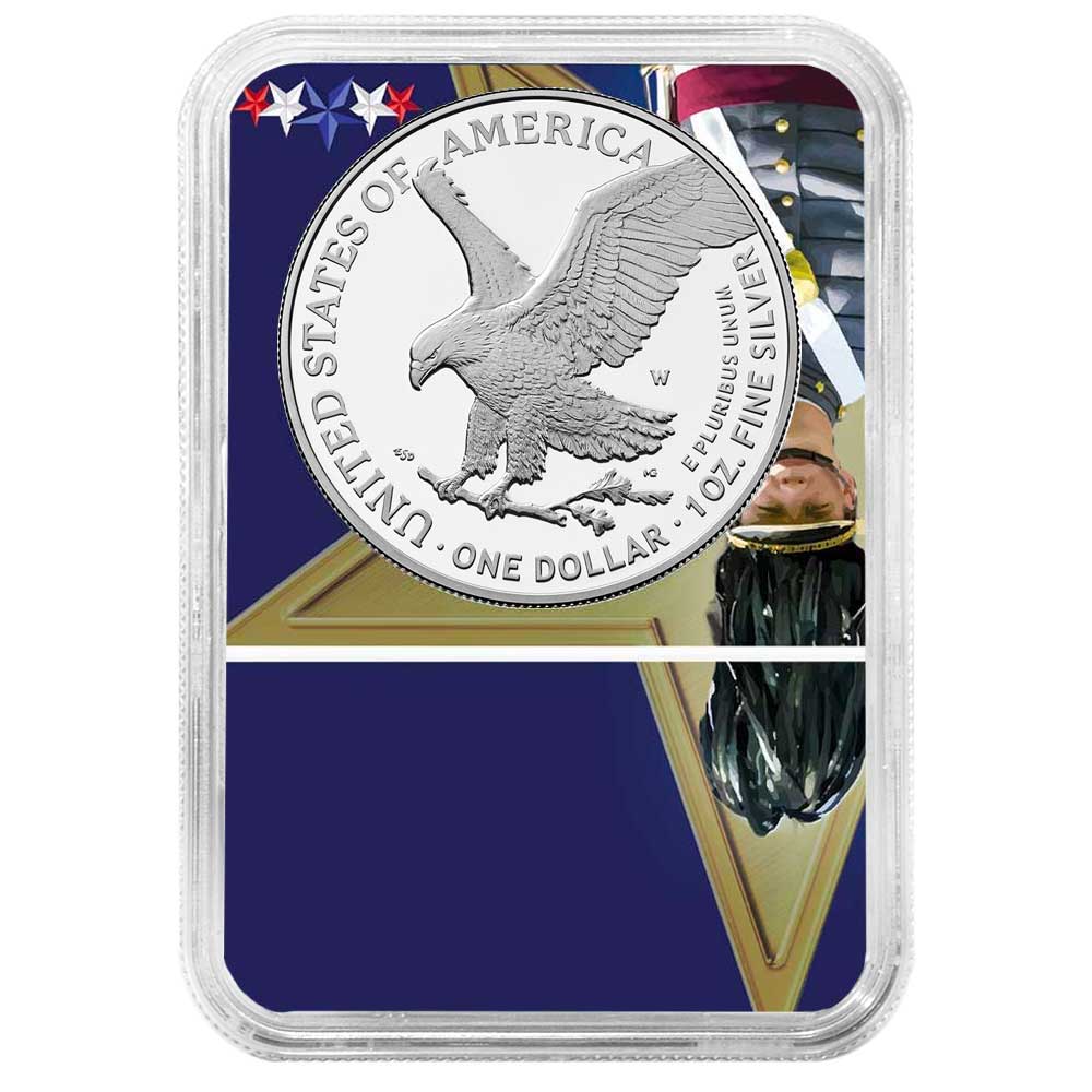 2025-W Proof $1 American Silver Eagle Army Privy NGC PF69UC ER