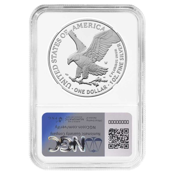 2025-W Proof $1 American Silver Eagle Army Privy NGC PF70UC ER