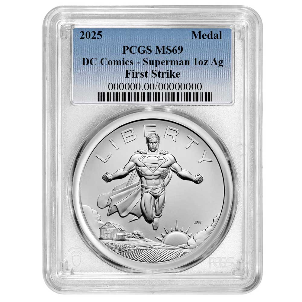 2025 Superman DC Comics 1 oz Silver Medal