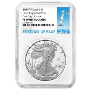 2025-W Proof $1 American Silver Eagle Laser Beam Privy
