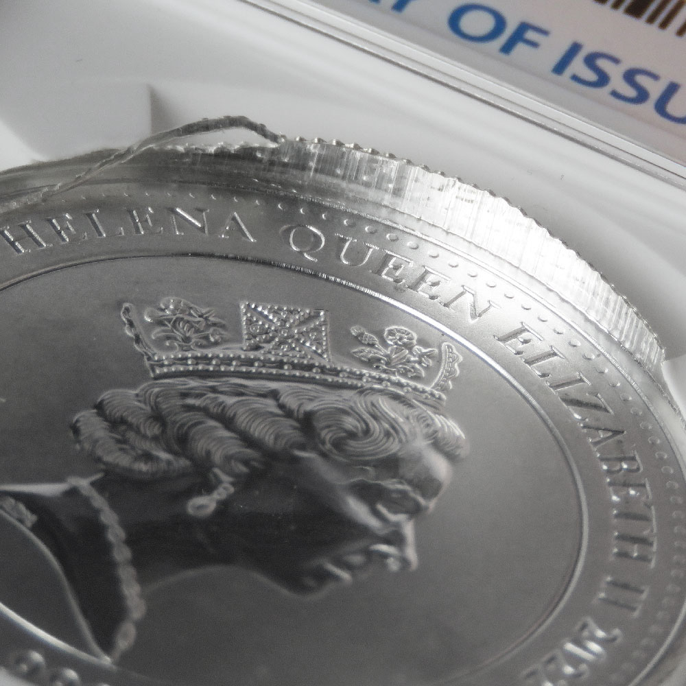 Die misalignment close-up of the error coin