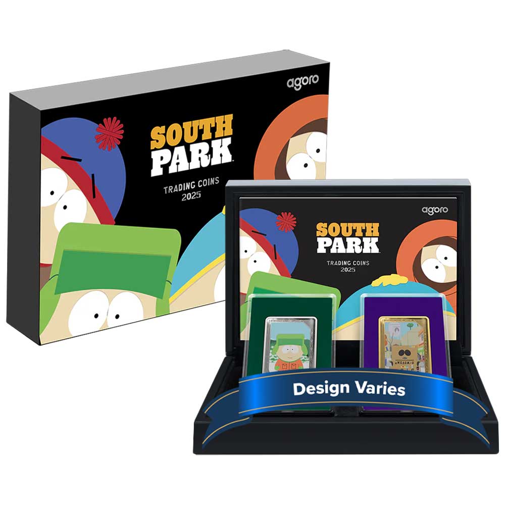 2025 South Park Trading Coins 2pc Set in Sealed Box By Agoro Officially Licensed