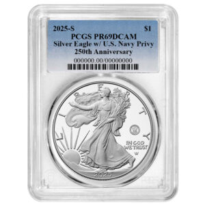 2025-S Proof $1 American Silver Eagle Navy Privy