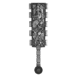 2026 Huitzilopochtli's Macuahuitl 2 oz .999 Pure Antiqued Silver Mintage of 500 By Spectres