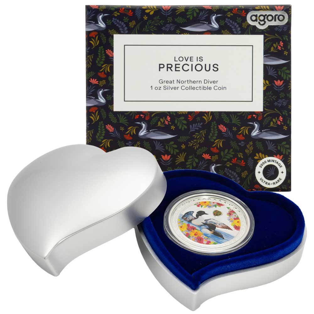 2025 Love is Precious Great Northern Diver 1 oz Silver Proof