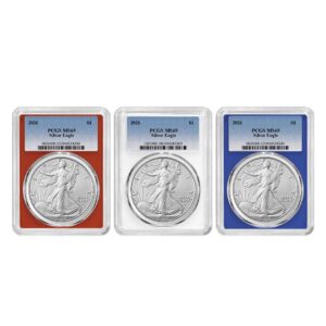 2026 $1 American Silver Eagle 3pc Set