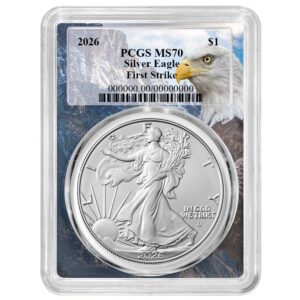 2026 $1 American Silver Eagle PCGS MS70 FS Eagle Frame
