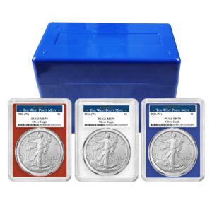 2026 (W) $1 American Silver Eagle 3pc Set