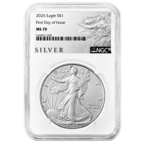 2026 $1 American Silver Eagle NGC MS70 FDI ALS Label