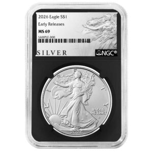 2026 $1 American Silver Eagle NGC MS69 ER ALS Label Retro Core