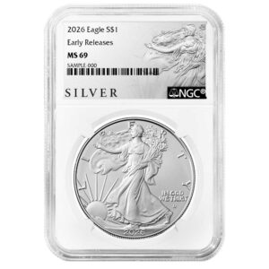 2026 $1 American Silver Eagle NGC MS69 ER ALS Label