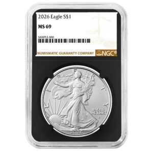 2026 $1 American Silver Eagle NGC MS69 Brown Label Retro Core