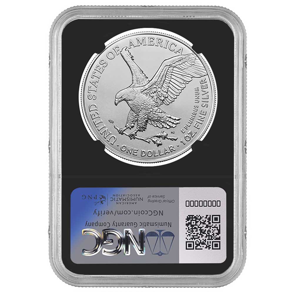 2026 $1 American Silver Eagle NGC MS70 FDI Flag Label Retro Core