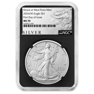 2026 (W) $1 American Silver Eagle NGC MS70 FDI ALS Label Retro Core