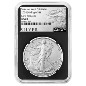2026 (W) $1 American Silver Eagle NGC MS69 ER ALS Label Retro Core