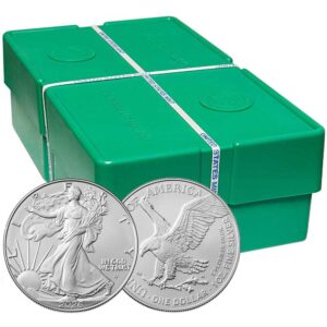 Lot of 500 - 2026 $1 American Silver Eagle 1 oz BU