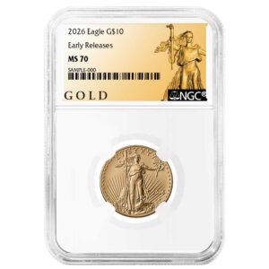 2026 $10 American Gold Eagle 1/4 oz NGC MS70 ER ALS Label