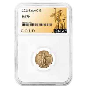 2026 $5 American Gold Eagle 1/10 oz NGC MS70 ALS Label