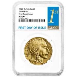2026 $50 American Gold Buffalo NGC MS70 FDI First Label
