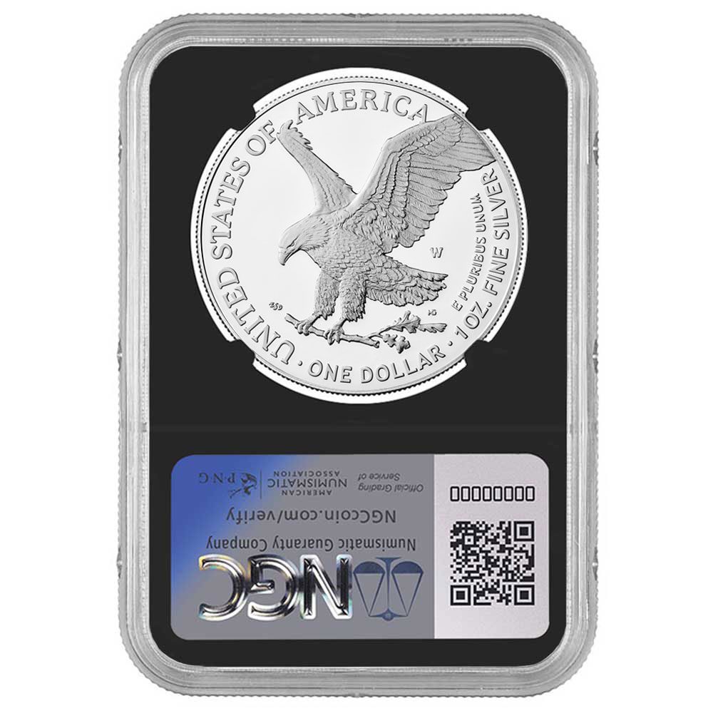 Presale - 2026-W Proof $1 American Silver Eagle NGC PF69UC ER Blue
