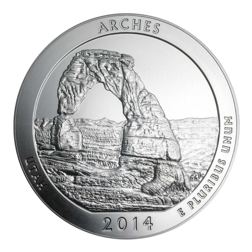 Ungraded 5 oz America the Beautiful Silver .999 Fine Random Date & Design