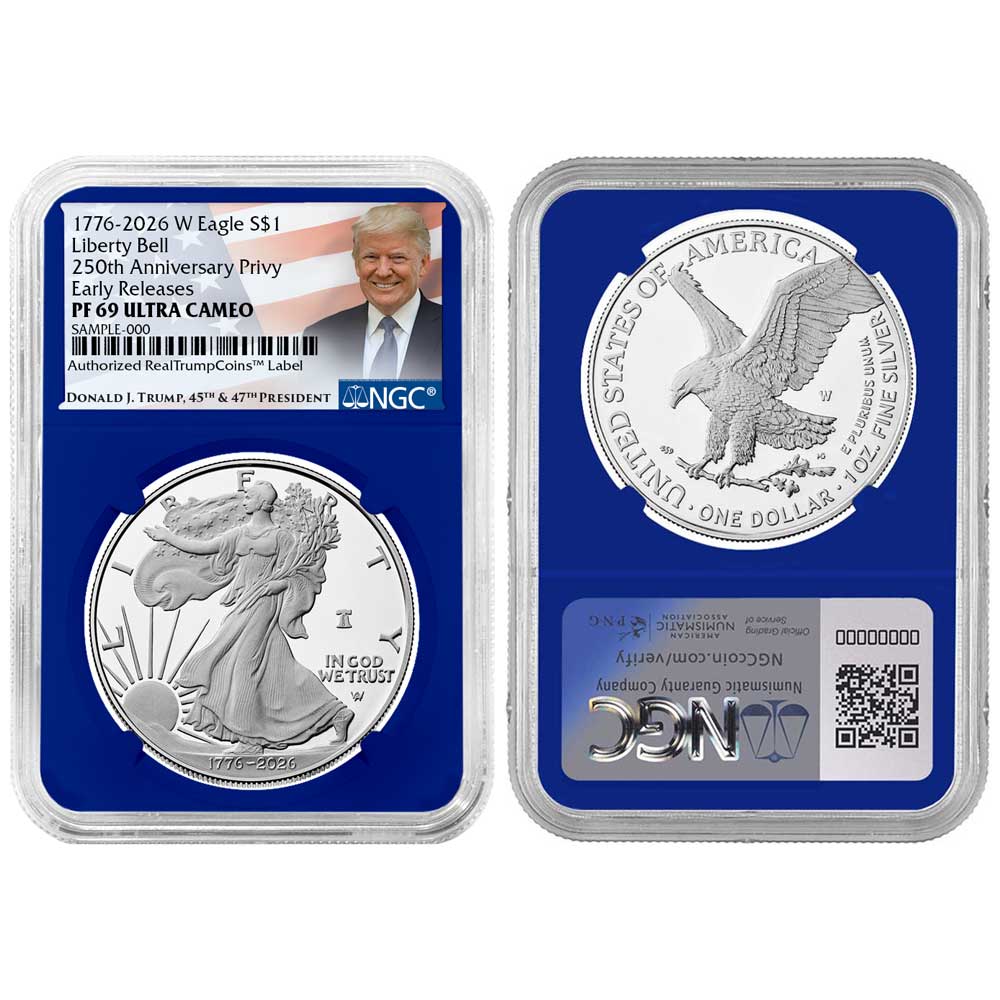 Presale - 2026-W Proof $1 American Silver Eagle NGC PF69UC ER