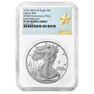 2026-W Proof $1 American Silver Eagle NGC PF69UC ER West Point Star Label
