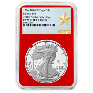 2026-W Proof $1 American Silver Eagle NGC PF70UC West Point Star Label Red Core