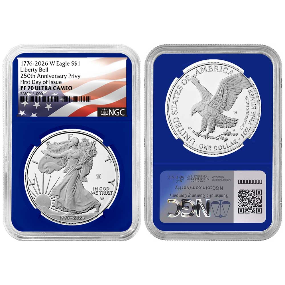 Presale - 2026-W Proof $1 American Silver Eagle NGC PF70UC FDI